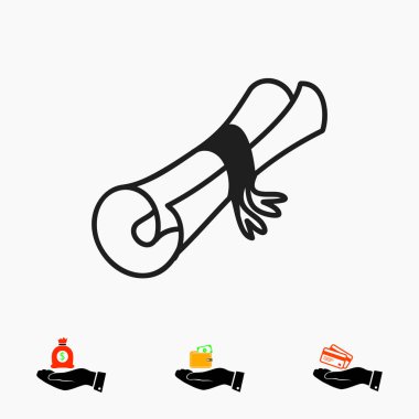 kaydırma işareti simgesi 