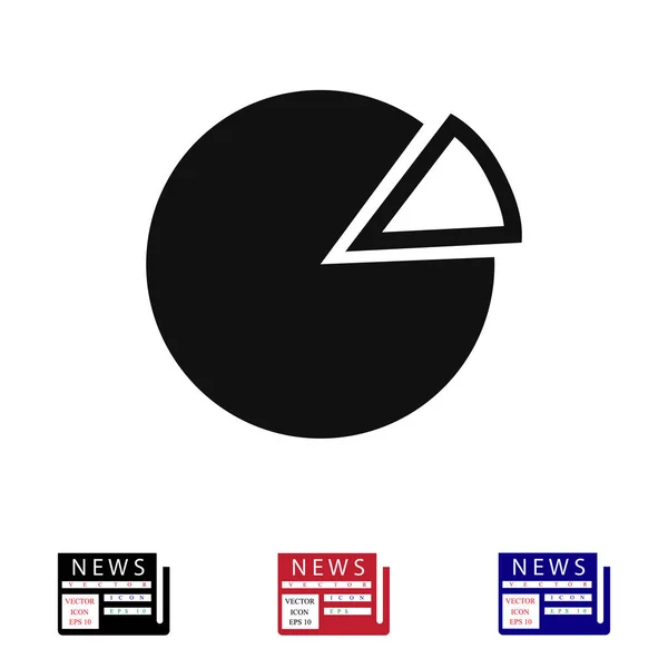 Ícone gráfico de negócios — Vetor de Stock