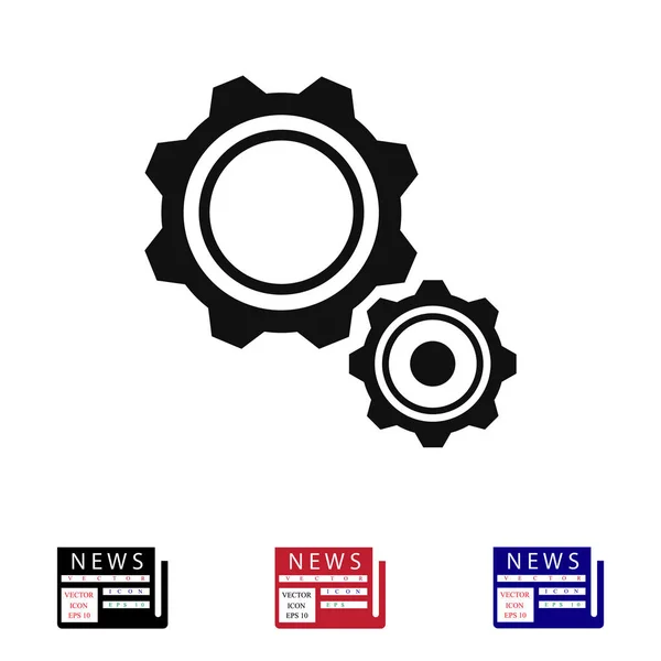 Gear sign icon — Stock Vector