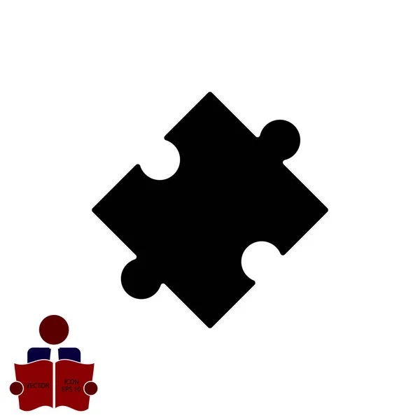 Ícone de sinal de quebra-cabeça — Vetor de Stock