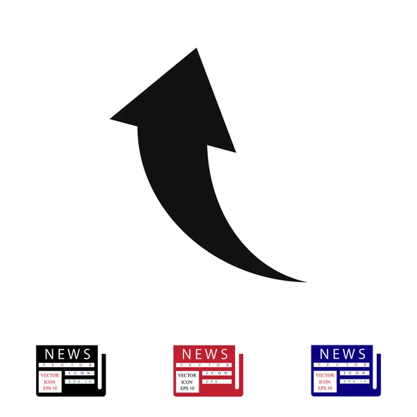 Teken pijlpictogram — Stockvector