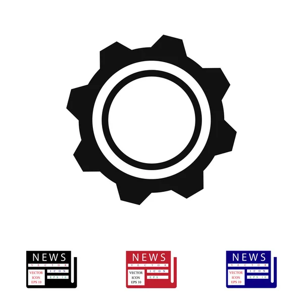 Gear sign icon — Stock Vector