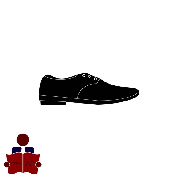 Icono de signo de zapato — Vector de stock