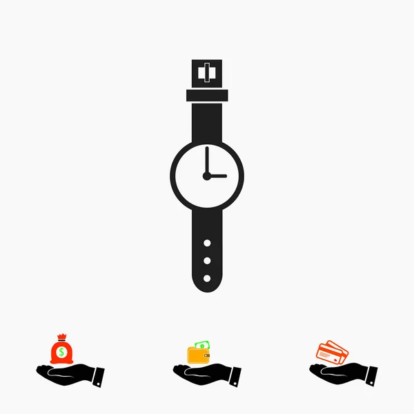 Watch sign icon — Stock Vector