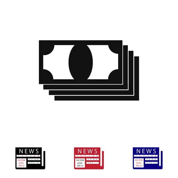 Ikona znak pieniądze — Wektor stockowy
