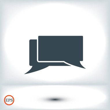 konuşma balonları simgesi