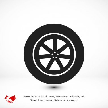 araba tekerlek simgesi