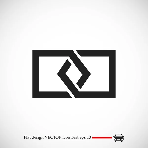 Link single icon — Stockvector