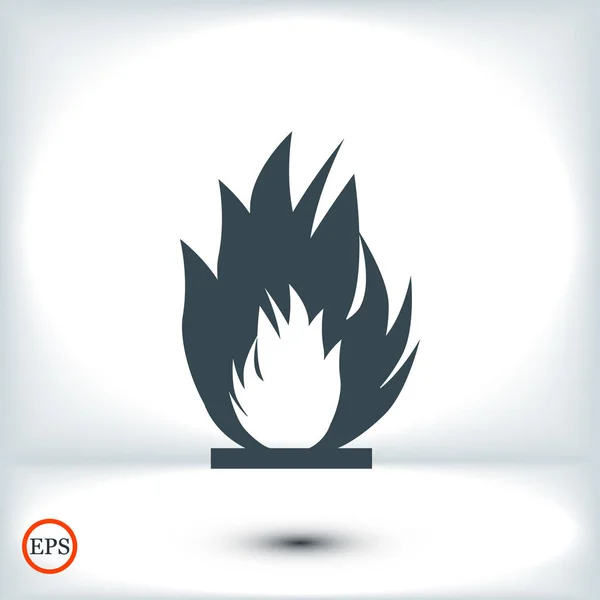 화재 웹 아이콘 — 스톡 벡터