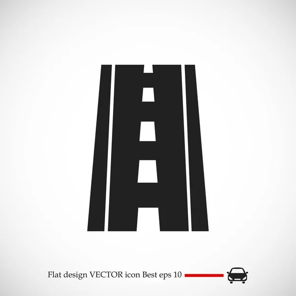 Icono web de carretera — Vector de stock