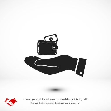 M-cüzdan'el simgesi