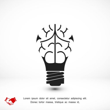 beyin lambası simgesi