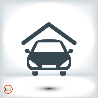 Arabayı düz simgesi