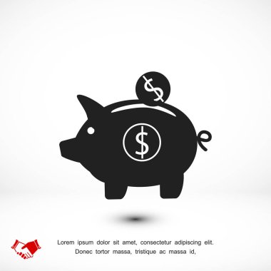 Domuz kumbarası simgesi 