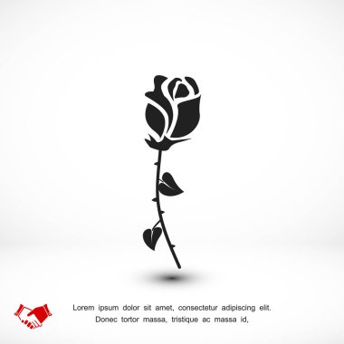 gül çiçeği simgesi