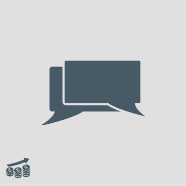 konuşma balonları simgesi