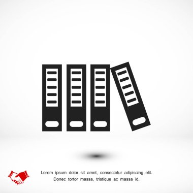 iş grafiği düz simgesi