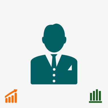  Adam iş takım elbise simgesi