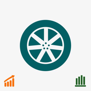 araba tekerlek simgesi