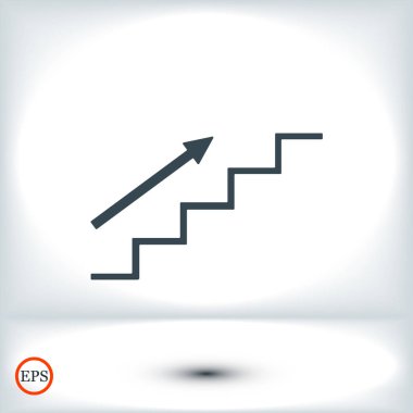 grafik simgesini ile yukarı ok 