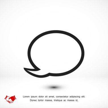 konuşma balonu simgesi 