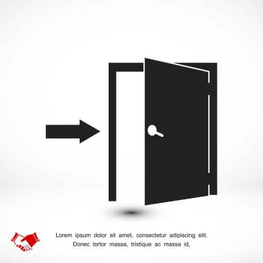 açık kapı simgesi