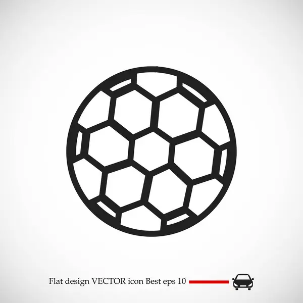 Voetbal pictogram — Stockvector