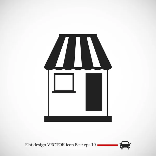 Иконка магазина — стоковый вектор