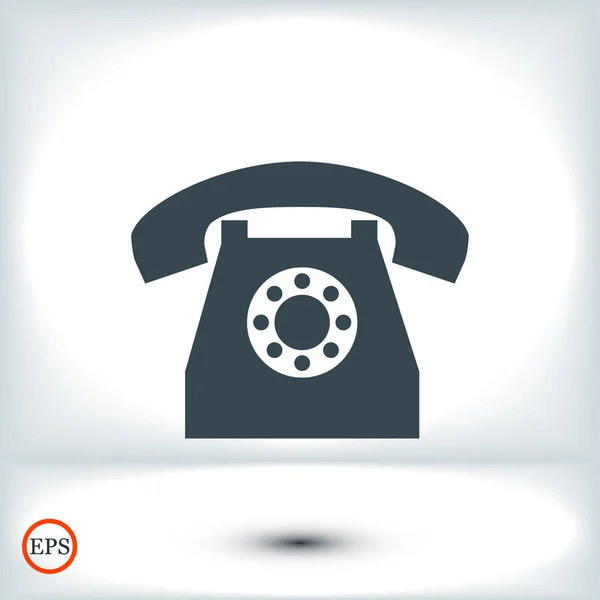 Teléfono icono web — Archivo Imágenes Vectoriales