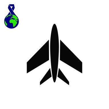 uçak simplae simgesi