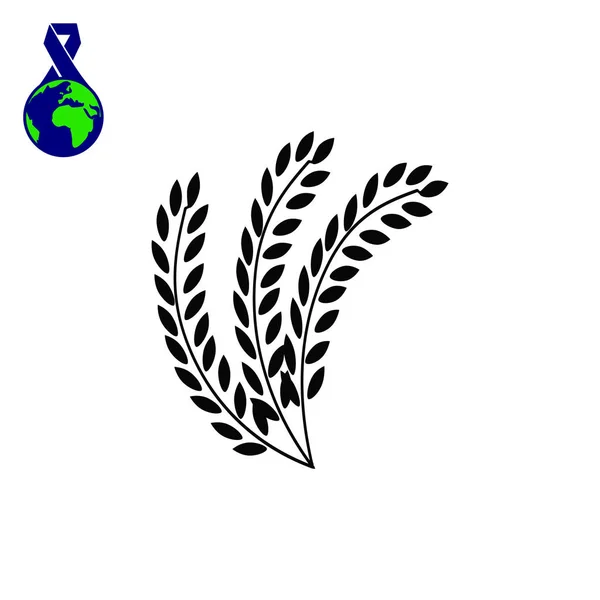 Tarweoren pictogram — Stockvector