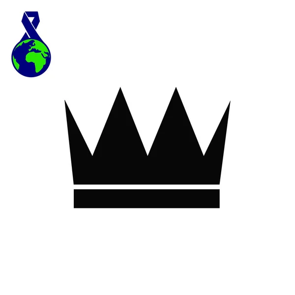 Crown web icon — Stock Vector