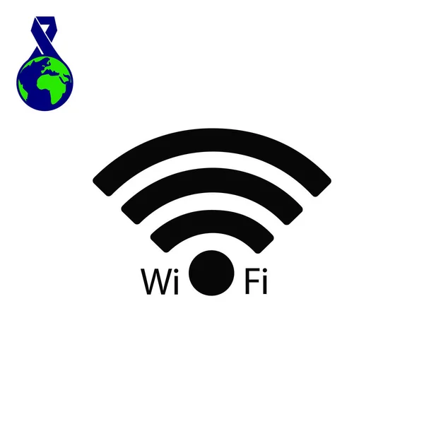 Ikona webové Wi-fi — Stockový vektor