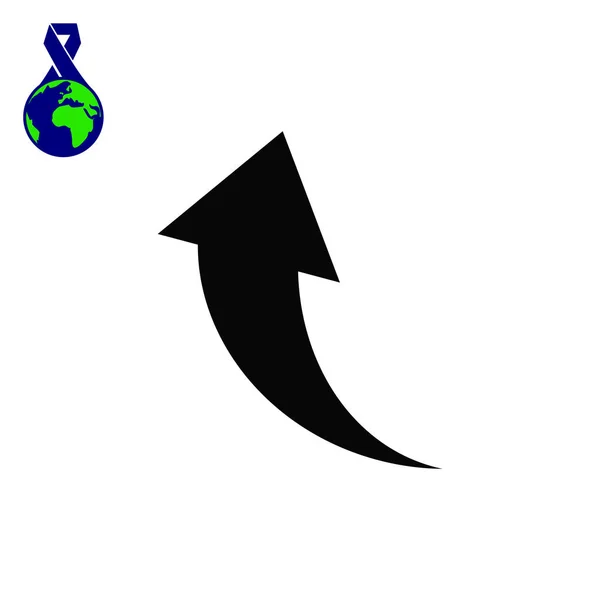 Arrow simple icon — Stock Vector