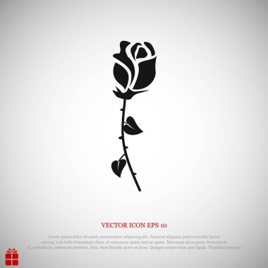 gül çiçeği simgesi