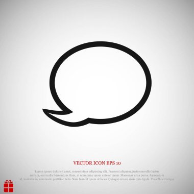 konuşma balonu simgesi