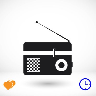 Tasarım radyo simgesinin