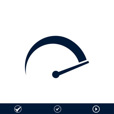 hız göstergesi en iyi düz simgesi