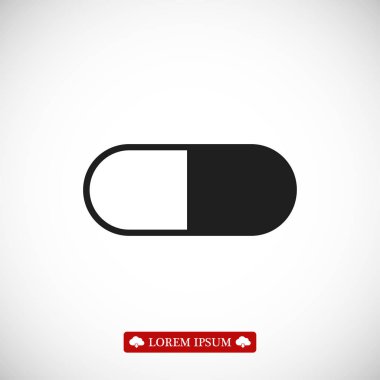 ilaç kapsül simgesi