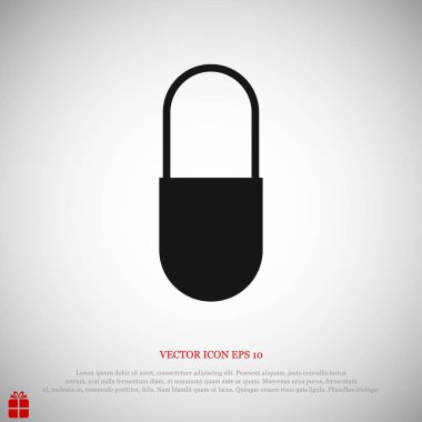 ilaç kapsül simgesi