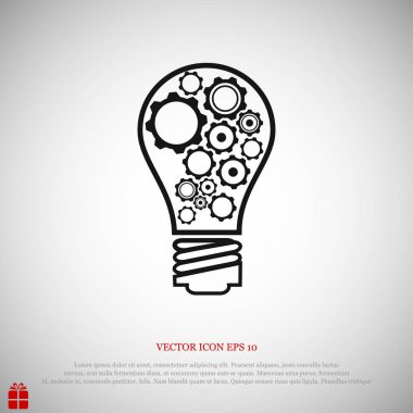 Ampul dişli simgesiyle