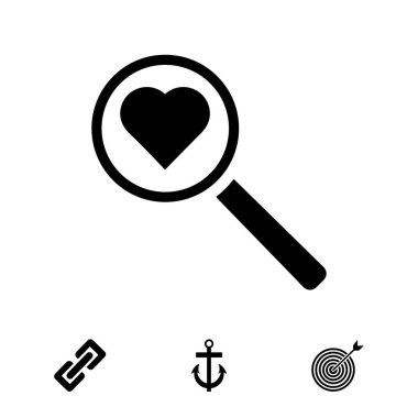 kalp arama simgesi