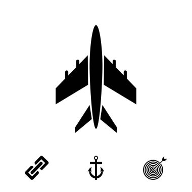 Uçak Düz Simgesi