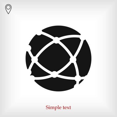 Küresel teknoloji simgesi