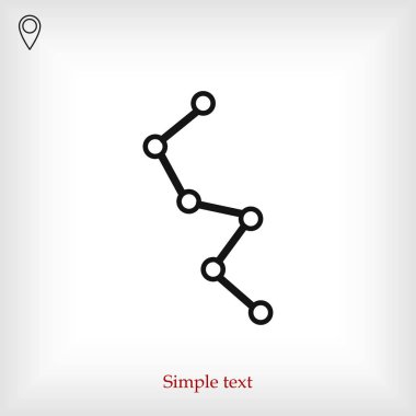 iş diyagram simgesi 