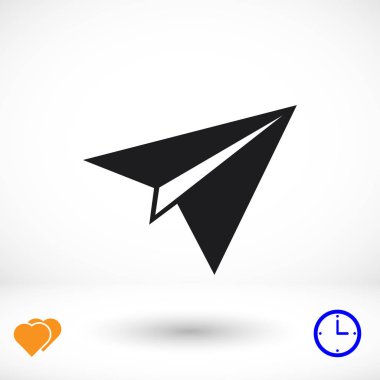 kağıt düzlem simgesi