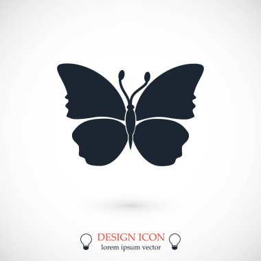 siyah kelebek simgesi