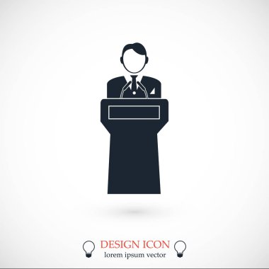  Hoparlör standlar podyum arkasında