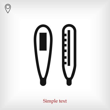 iki Termometreler simgesi