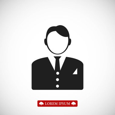 İşadamı işareti simgesi